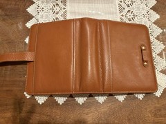 Franklin covey Vintage Aurora Full Grain Italian Leather Compact New