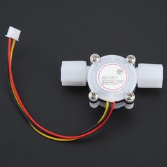 1Pcs Water Hall Effect Sensor Control Flowmeter G1/4 For Water Cooler