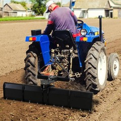 52″ 3-Point Tractor Rear Grading Blade Heavy Duty Steel Scraper for Cat 0 Cat 1