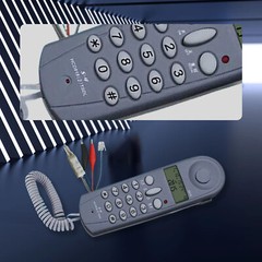 Grey Telephone Phone Butt Test Tester Cable Set Tool Line FaultP7R2