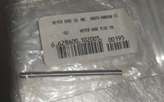 Lot Of 12 – MEYER .096″ – .102″ GAGE PLUS PIN. See Sizes In Description