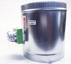 Durozone 7″ round HVAC motorized air control damper dampner 3 wire 24V AC RD-07