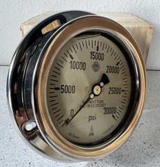 MC DANIEL CONTROLS INC G30KP 30,000 PSI HIGH PRESSURE HYDRAULIC GAUGE