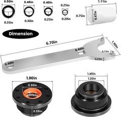 High-Precision HC5345 Seal Kit for SeaStar Steering Multiple Model Compatibility