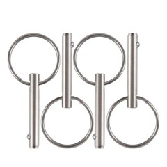4 Pack Small Quick Release Pin, Diameter 3/16″, Usable Length 0.95″, Full 316…