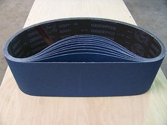 PREMIUM ZIRCONIA, X-WEIGHT SANDING BELTS 4″ X 24″, 10 – PACK, 80-GRIT