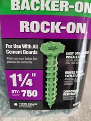 #9 x 1-1/4 in. Star Drive Serrated Head Cement Board Screws (750-Pack)