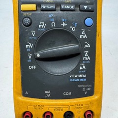 Fluke 189 True RMS Multimeter Digital Logging Multimeter Yellow Case