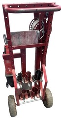 Southwire Maxis M6K 6000 lb Cable Puller w/ Milwaukee Super Hawg 1680-20 Cart