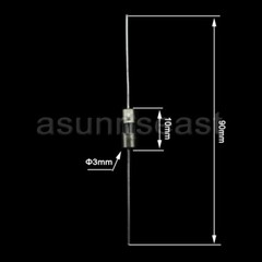 200PCS 3A 250V Quick Fast Blow Glass Tube Fuse 3x10mm Axial Leaded F3AL250V