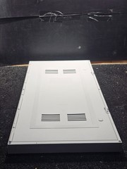 Primex 125-1742 30″ Plastic Enclosed Narrow Deep Hinged Lid and Frame, White
