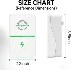 4Pcs Electricity Saving Box Plug-In Power Box Save Outlet for Household/Offices