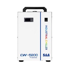 S&A 5200DH Water Chiller for 8KW Spindle / CO2 Glass Laser Tube Cooling USA