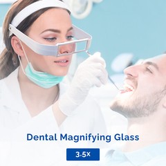 BIOART Dental Magnifying Lens 3.5X Head Magnifying Glass Dental Surgical Loupes
