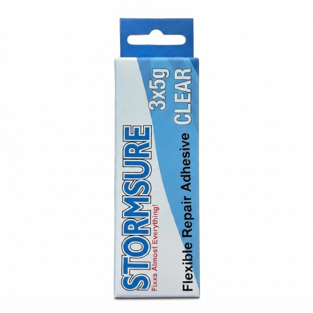3x 5g Waterproof Flexible Repair Glue – Clear, Multi-Material Bond