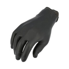 [1000 PCS] Black Nitrile Gloves, Powder-Free, 6 Mil (Latex Free) Size: XL