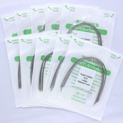 10 PACKS Dental Ortho 014 Upper Super Elastic Niti Round Arch Wire Nature Form