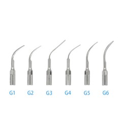 6Pcs G1 -G6 Scaling Tips for EMS Woodpecker Dental Ultrasonic Scalers Handpiece