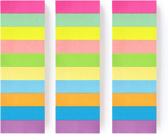 30 Pads 0.6X2 Inch Sticky Notes Flags Tabs Page Markers 10 Bright Color Sticky I
