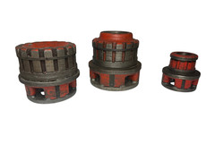 RIDGID Pipe Threader Die Heads Bundle 3/4″ 1″ 1-1/2″ Manual Threading Heads USA