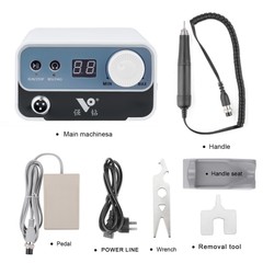50000RPM Dental Lab Brushless Micromotor Polisher Electric Nail Drill Machine US