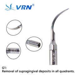 10× Dental Ultrasonic Perio Scaler Tips Scaling G1 Fit EMS Woodpecker Handpiece