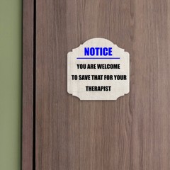 Heritage Plus Notice You Are Welcome To Save That For Your Therapist