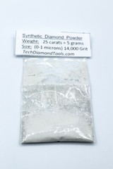 TechDiamondTools Diamond Powder 14,000 Grit 0-1 Microns – 25cts = 5 Grams