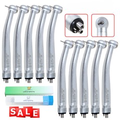 Dental High Speed Handpiece LED E-generator/No-LED Push Button 4Hole Fit NSK