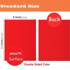 Colored Paper 100 Sheet, A4 Construction Copy Papers for Craft Art Drawing