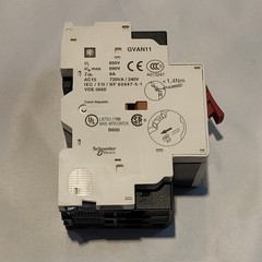 Telemecanique GV2ME03 0.25-0.40A Motor Starter Circuit Breaker w/ GVAN11 Aux Con