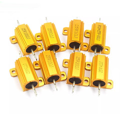 ‌25W RX24 Aluminum Wirewound Resistors 5% Tolerance J Type 0.01-30K Ohm 2PCS‌