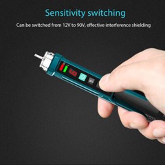 LED 12~1000V Electrical Non-Contact AC Voltage Power Detector Pen Tester Meters
