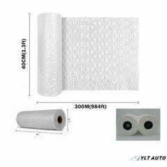 2 Roll 984ft x16″ Air Cushion Machine Film Bubble Pillow Packaging Padding