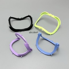 10Pcs Dental Foldable Rubber Dam Frames Punch Sheets Holder Hager Film Bracket