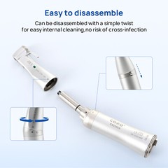 COXO Dental 20:1 Implant Surgical Handpiece Contra Angle LED External Water
