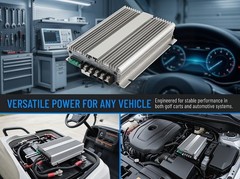 DC 18V/40V to 24V Converter 40-80A Auto Buck Boost Voltage Regulator for Car
