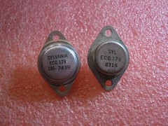 ECG 179 Lot of 2 NOS Pieces from Sylvania ***One has Gold Leads***