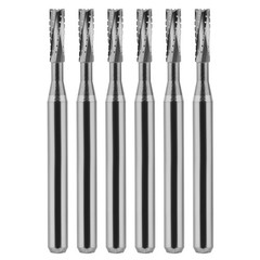 Dental Carbide Burs FG 558 Friction Grip Flat End Cylinder Cross Cut High Speed