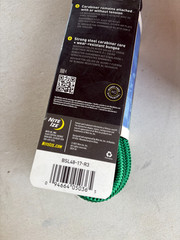Qty of 3 – Nite Ize SlideLock Carabiner Bungee – 48 in. – Green BSL48-17-R3