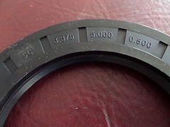 NAK Oil Seal, SC 3.375 X 5.000 X 0.500, Inboard (Marlow, Watson 050P741.4100B1)