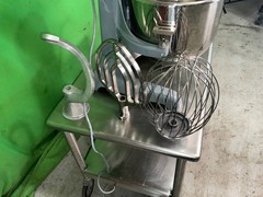Hobart A-200 20qt Mixer w/Bowl, Paddle, Hook, Whisk, Work Stand 2395