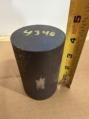 Alloy Steel Round Bar 4340-Hot Rolled Heat Treated 2 1/2” x ~4” – One Piece