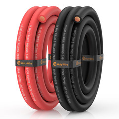 1/0 Gauge Wire Battery Cable, 1/0 AWG EPDM Welding Cable with Oxygen-Free Copper