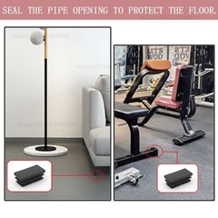 Rectangular Plastic End Caps For Tubing Blanking Plugs Inserts Furniture Feet