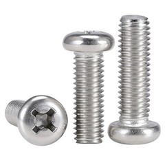 304 Stainless Steel Phillips Cross Pan Head Machine Screws 10# 12# 1/4 5/16 3/8