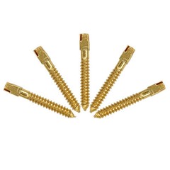 120/packDental 24K gold Plated Assorted Dental Conical Screw Posts Kits Refills