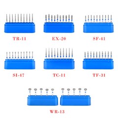 28Type Dental Diamond Burs FG Coarse/Medium/Fine/Extra Fine for High Speed 10Pcs