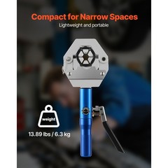 Uimoso Hydraulic Hose Crimper Manual Tool with 7 Interchangeable Dies
