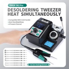 YIHUA 982 PRO Soldering Station Precision Tweezer Iron & C210 Soldering Iron Kit